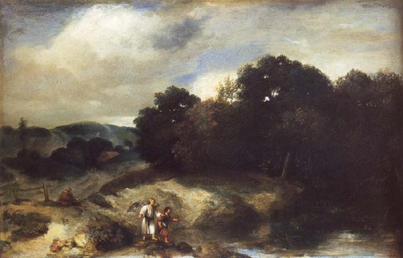 Jan lievens A Landscape with Tobias and the Angel